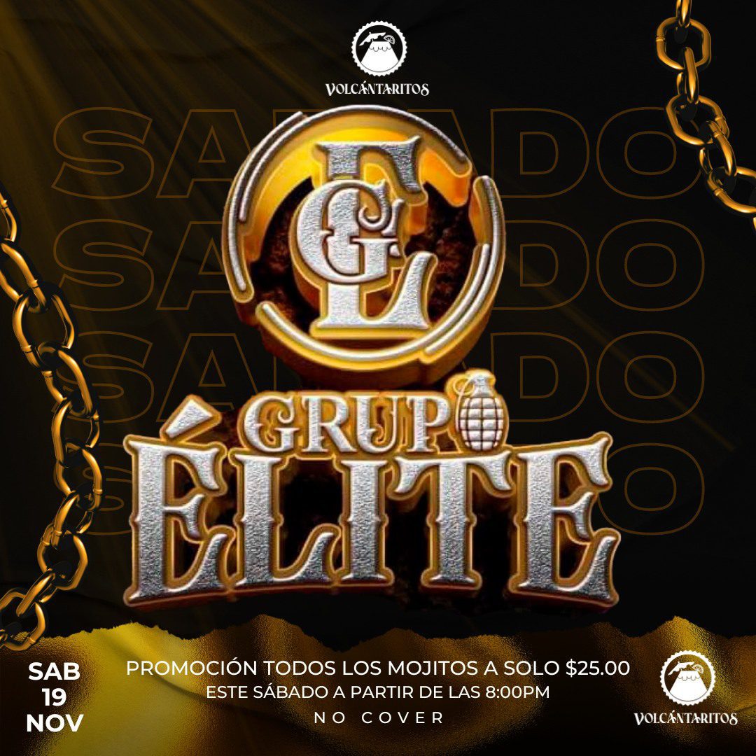 Publicidad de Grupo Elite en Volcántaritos