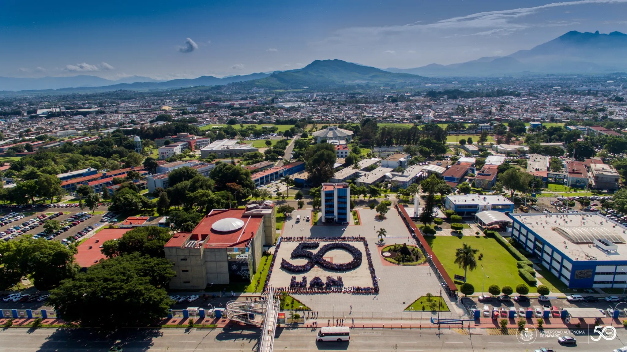 Vista aerea de la Universidad Autonoma de Nayarit