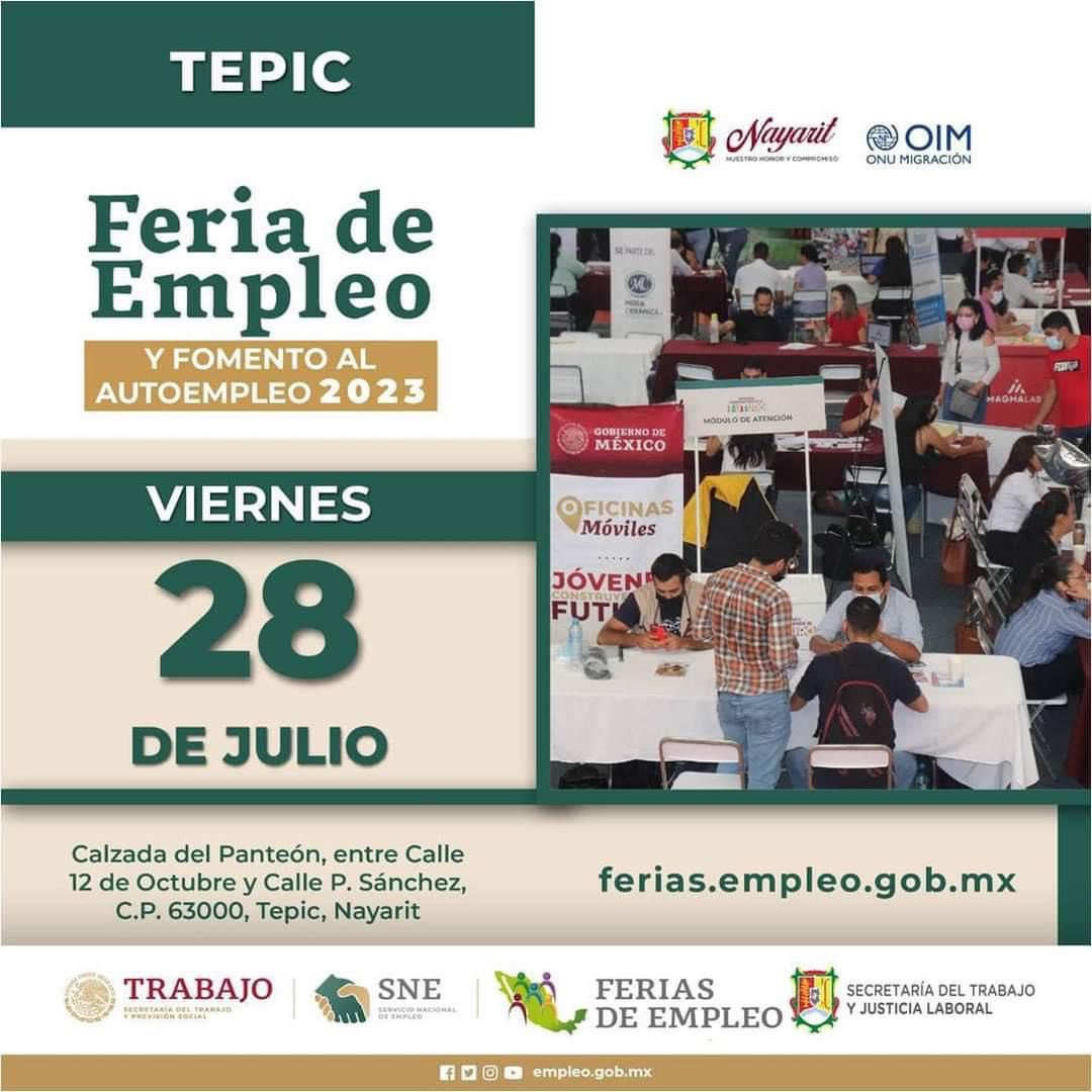 Feria del empleo en Tepic