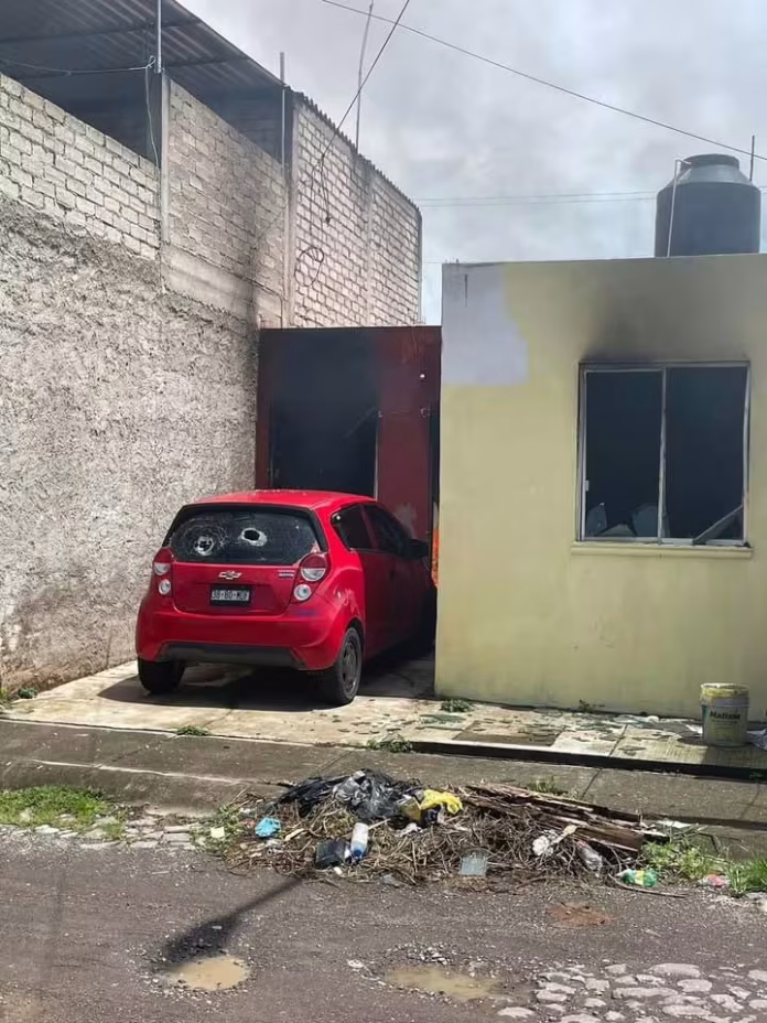 Casa incendiada