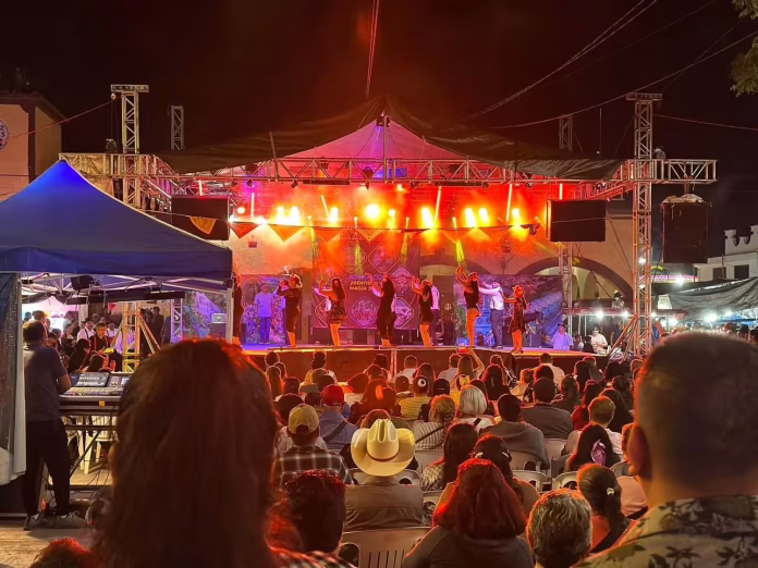 Escenario con luces