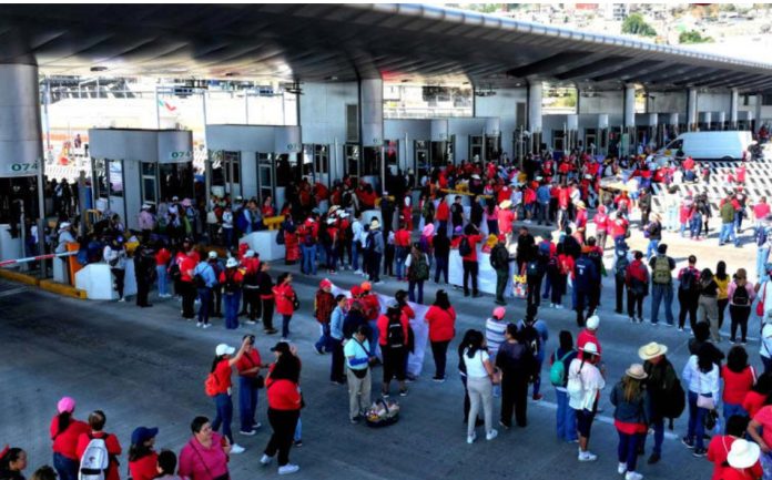 Manifestación de Maestros del CNTE