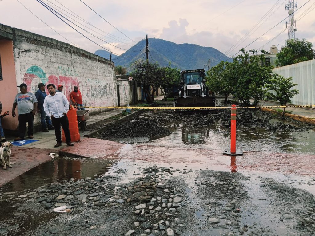Jala inicia rehabilitación de empedrado en seco en calles Manuel Acuña y San Blas 2 rehabilitación de empedrado en seco