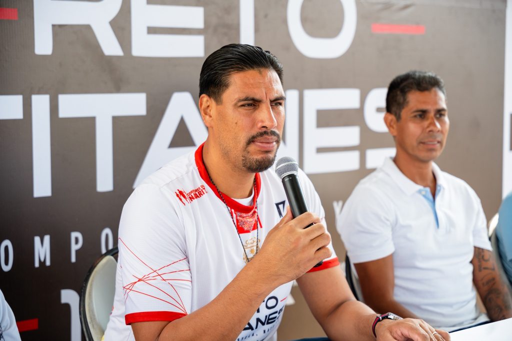 Presentan detalles del Reto de Titanes en Compostela: deporte, familia y turismo local 1 Presidente Gustavo Ayón