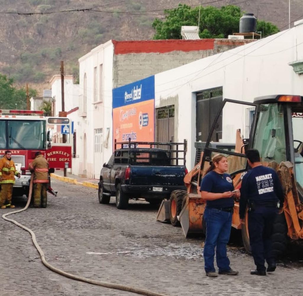 Intervención preventiva de autoridades evita posible incendio en el municipio de Jala 1 Intervención preventiva en jala