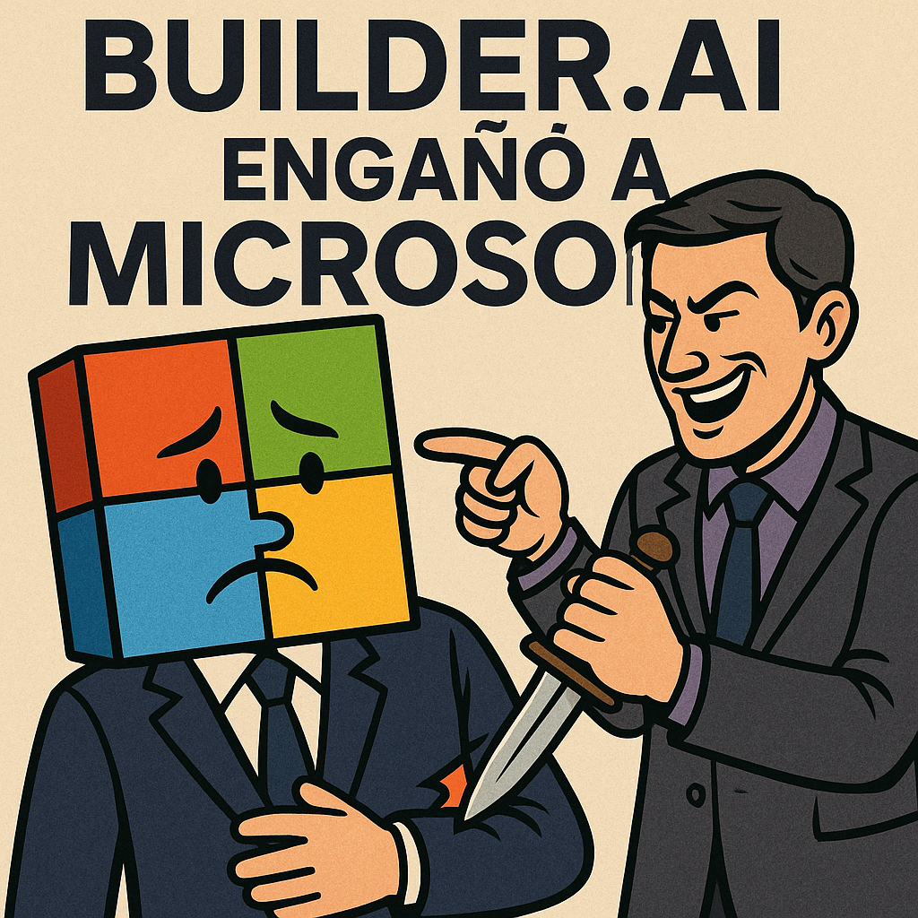 Builder.ai engañó a Microsoft con una inteligencia artificial falsa y colapsó 1 Builder.ai