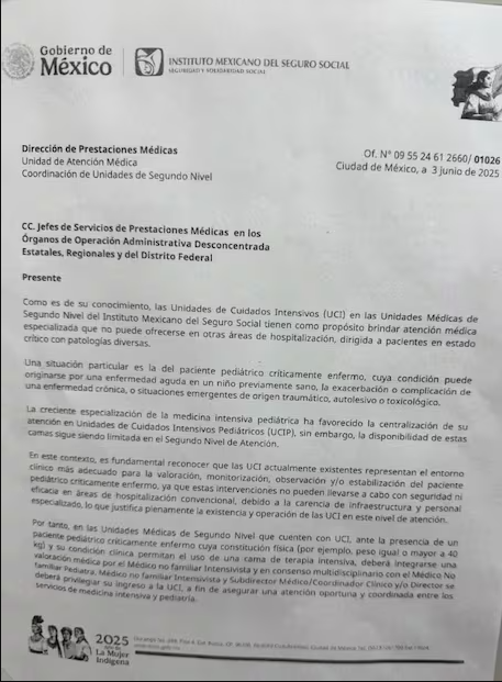 “Tememos ir a la cárcel”: médicos del IMSS advierten riesgos por atender sin preparación en UCI 1