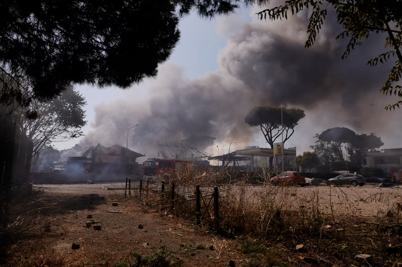 Explosión en gasolinera de Roma deja al menos 27 heridos: dos están graves 1