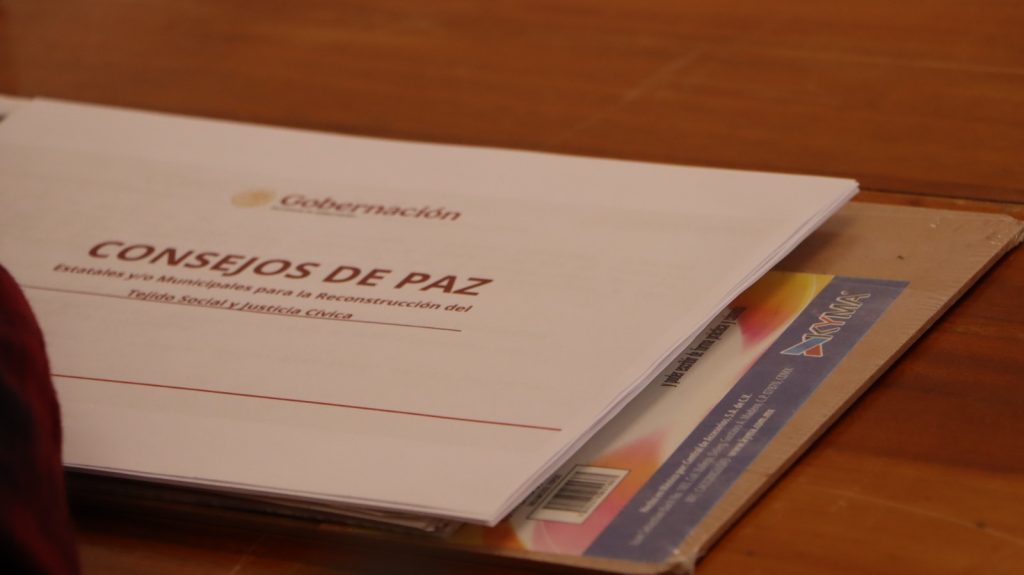 Sesiona el Consejo Municipal de Paz para fortalecer la justicia cívica y la reconstrucción del tejido social