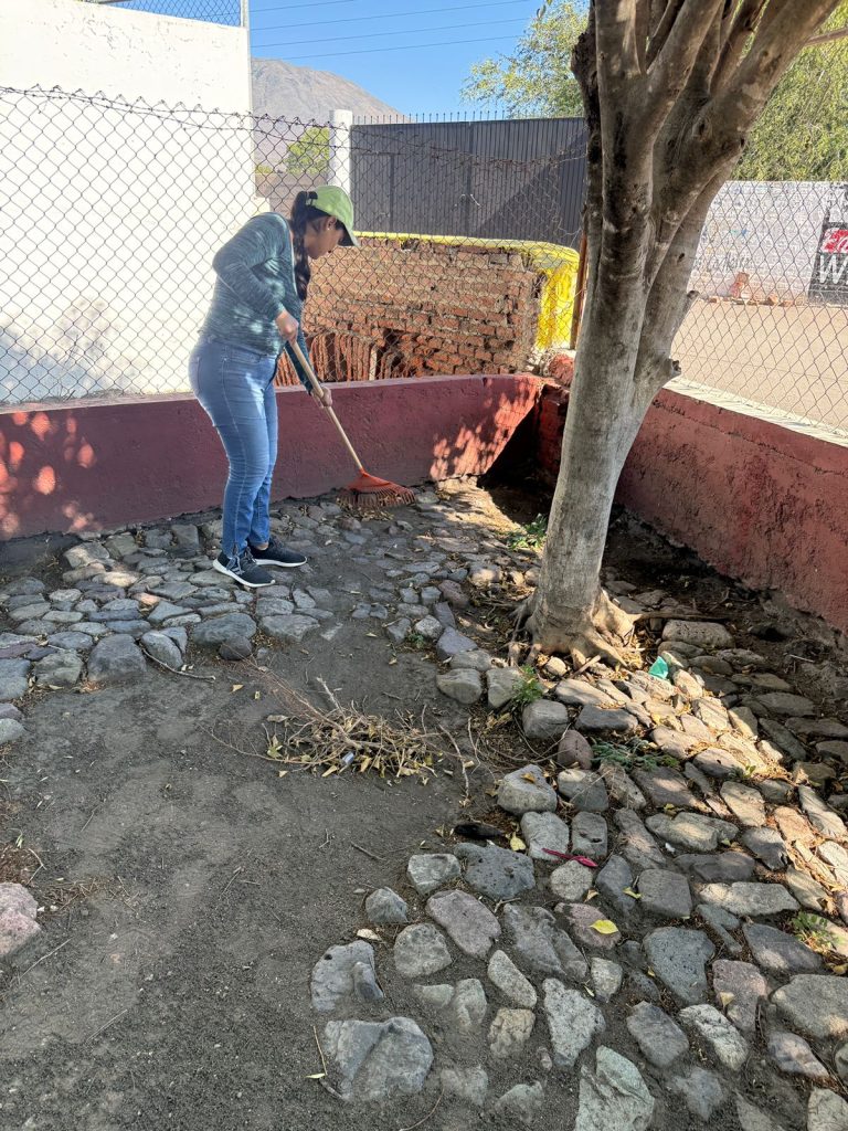 IMJUVE e IMMA realizan jornada de limpieza en el Parque Hidalgo de Ahuacatlán