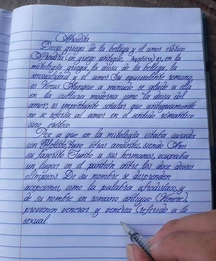 Cuando la letra cursiva era la predilecta en México para escribir