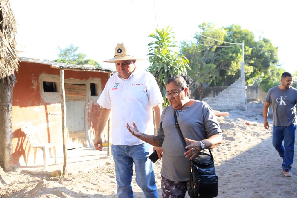 Palmar de los Cocos avanza con obras de infraestructura para mejorar servicios básicos en San Blas