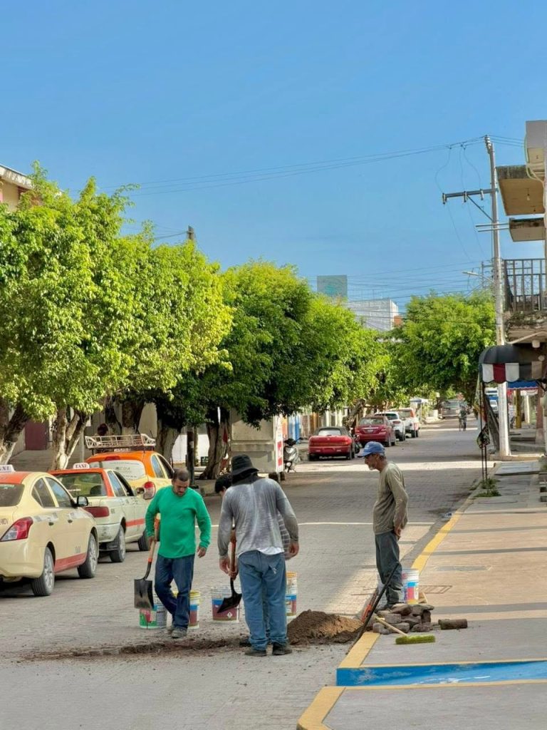 Gobierno de San Blas realiza trabajos de reparación en calle Sinaloa para mejorar la circulación 2 Gobierno de San Blas realiza trabajos de reparación en calle Sinaloa para mejorar la circulación